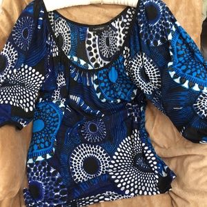 Karen Kane Short Sleeve Blouse